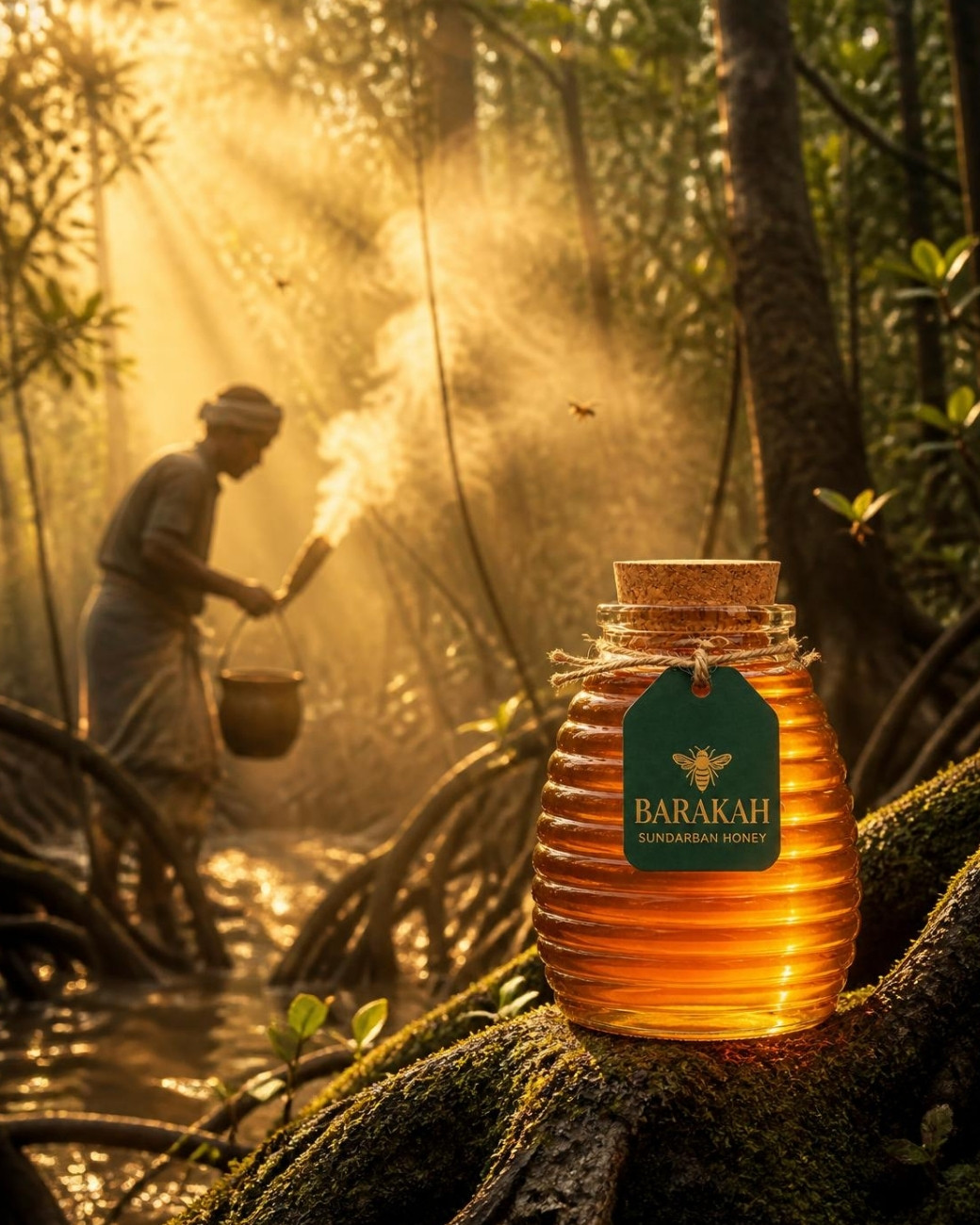 Barakah Sundarban honey in the mangrove forest